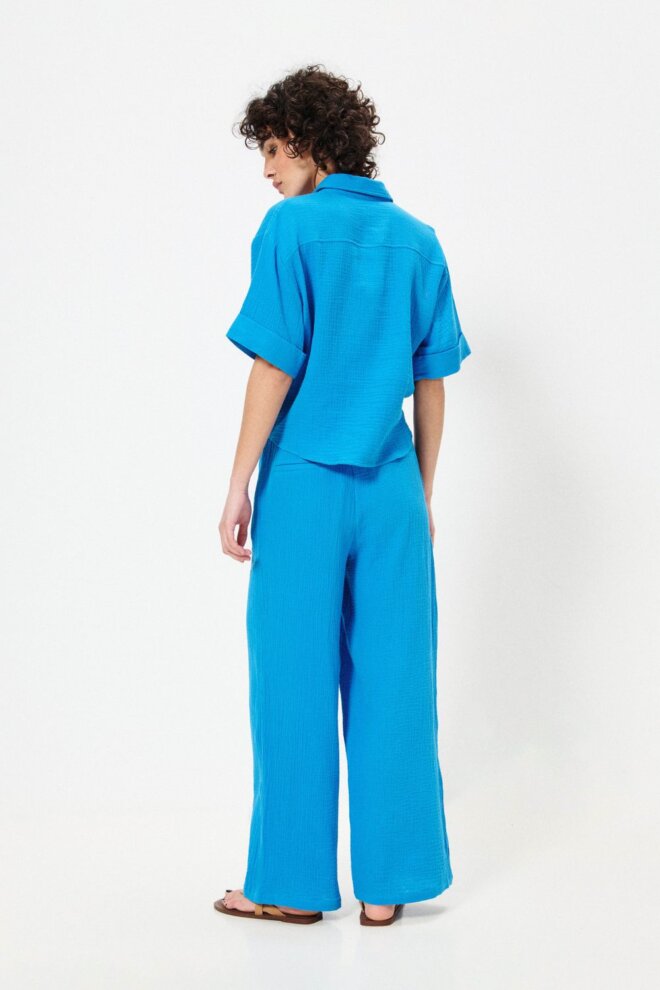 BLUSE F12588 BLEU ELECTIQUE