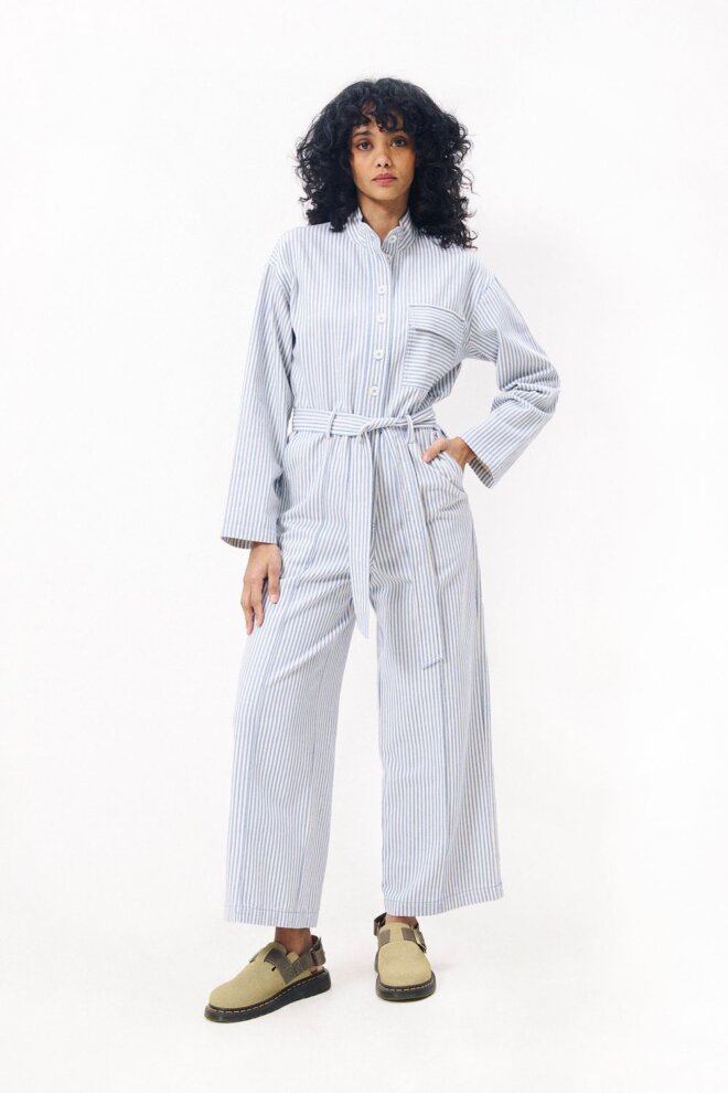 OVERALL F12790 COMBI BLEU JEAN