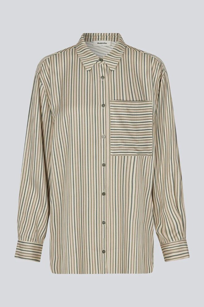 BLUSE HISSAMD PRINT SHIRT SOFT STRIPE