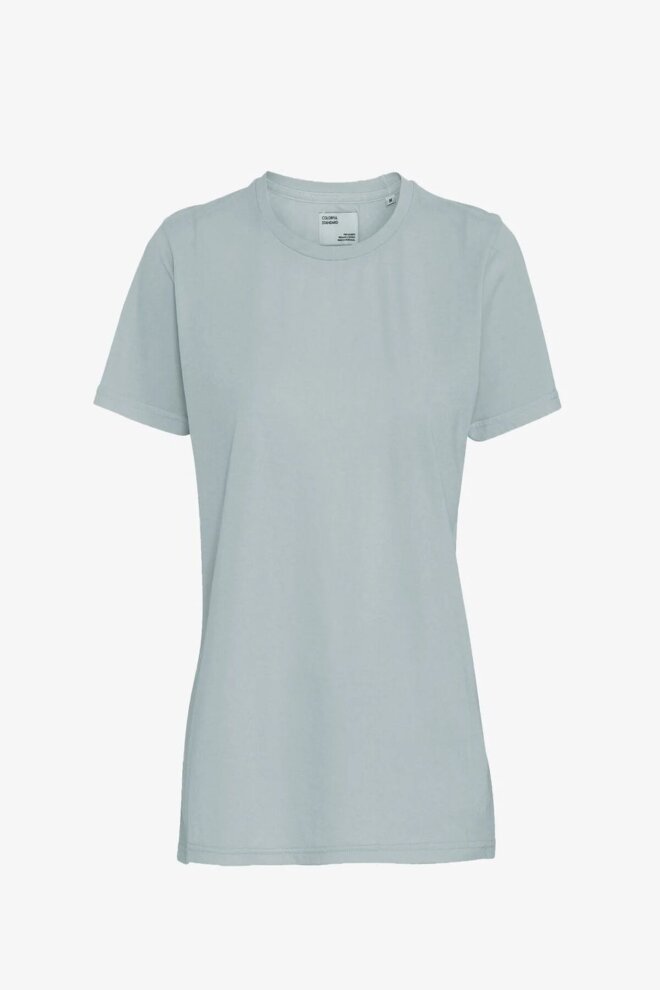 SHIRT WOMEN LIGHT ORGANIC TEE CLOUDY GREY