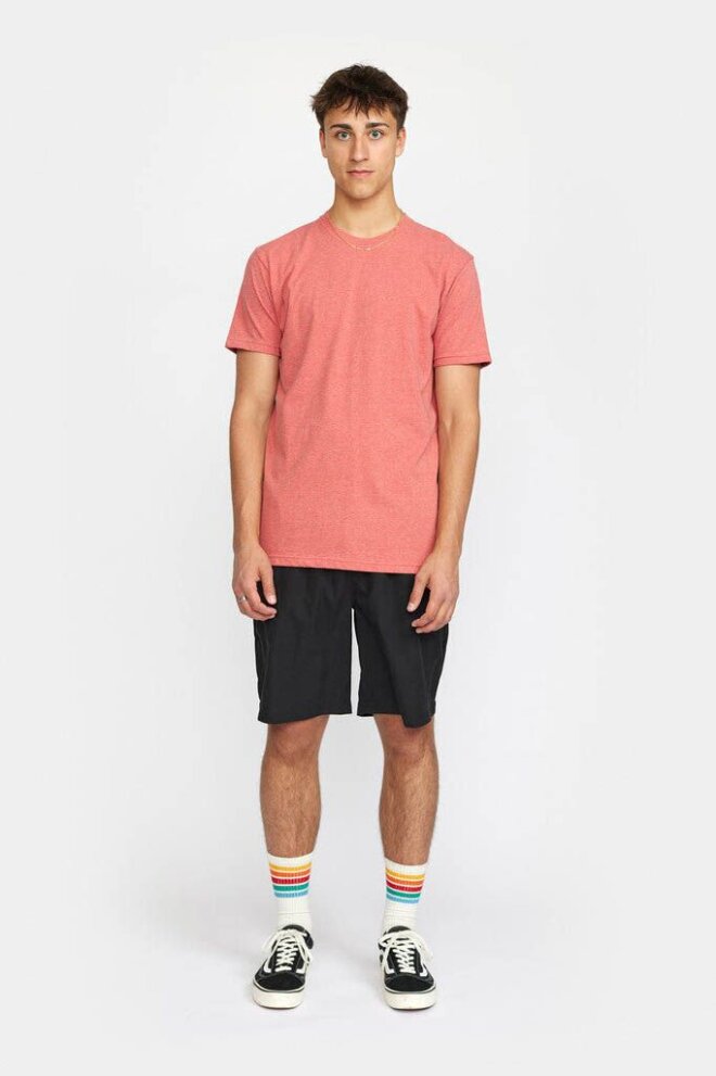 SHIRT 1051 RED-MELANGE