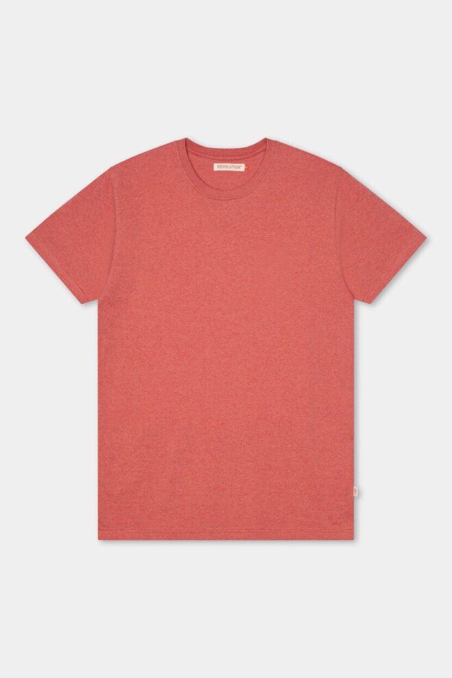 SHIRT 1051 RED-MELANGE