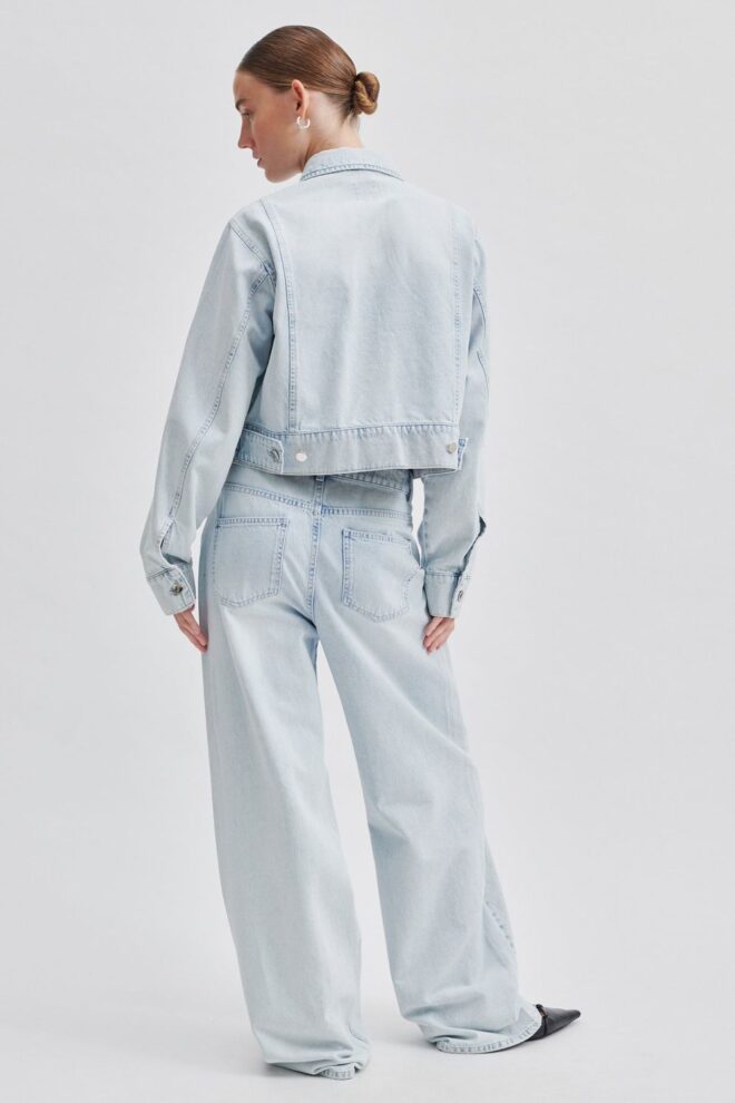 JEANSJACKE FIRA JACKET LIGHT BLUE DENIM