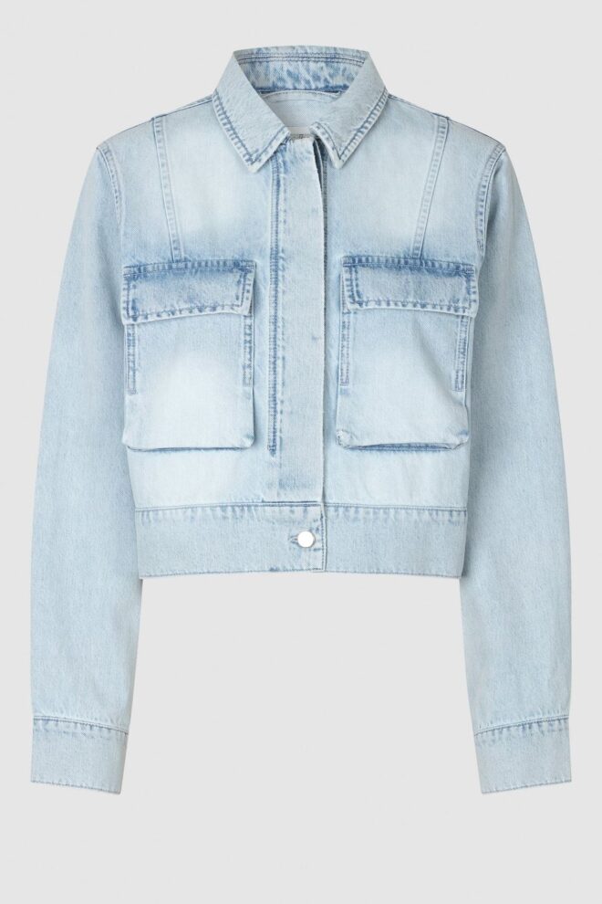 JEANSJACKE FIRA JACKET LIGHT BLUE DENIM