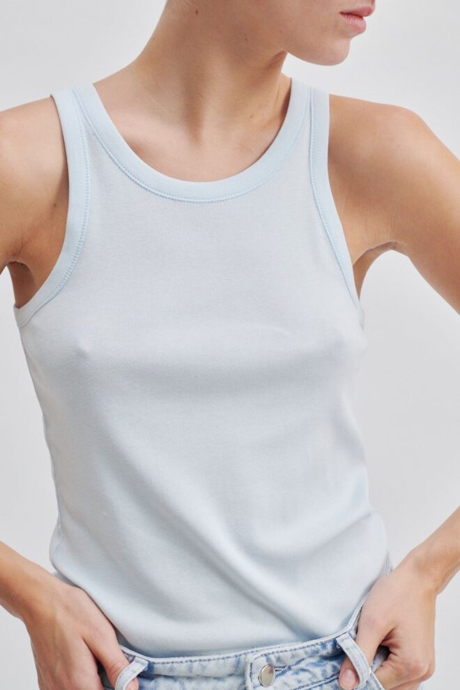 SHIRT ELVILDA TANK TOP ICE WATER