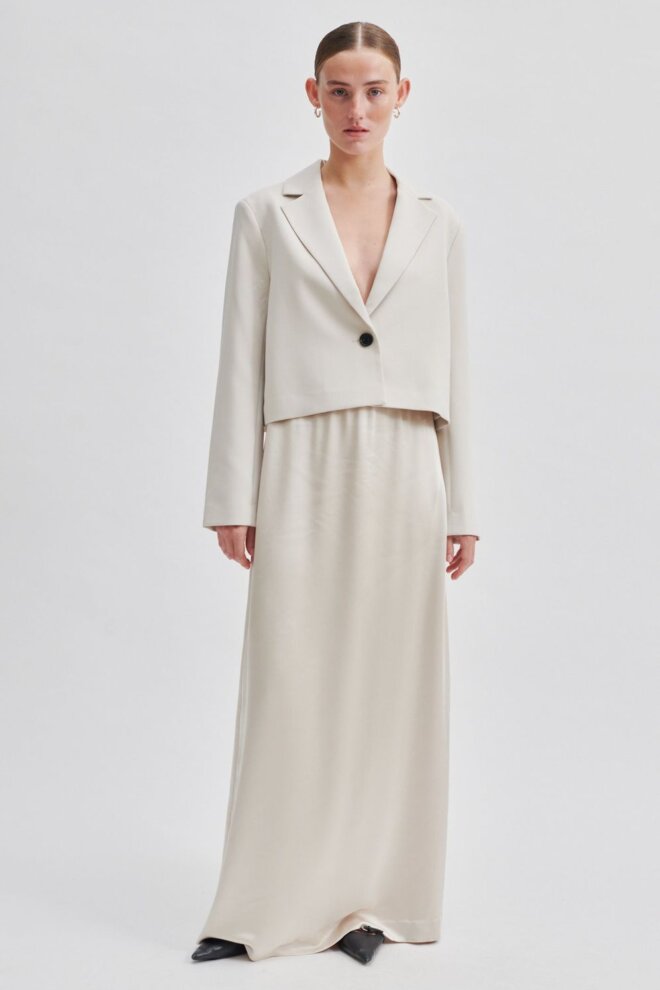 ROCK ODILE MAXI SKIRT PUMICE STONE