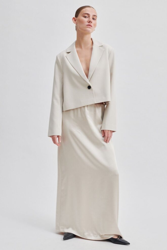 ROCK ODILE MAXI SKIRT PUMICE STONE