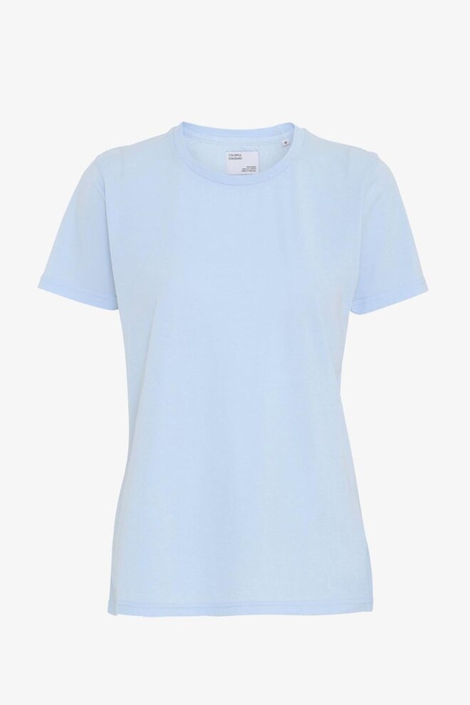 SHIRT WOMEN LIGHT ORGANIC TEE POLAR BLUE