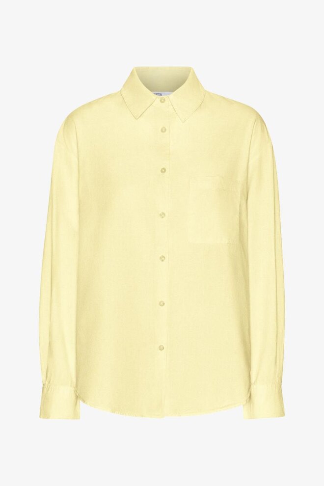 BLUSE ORGANIC OVERSIZED SHIRT SOFT YELLOW