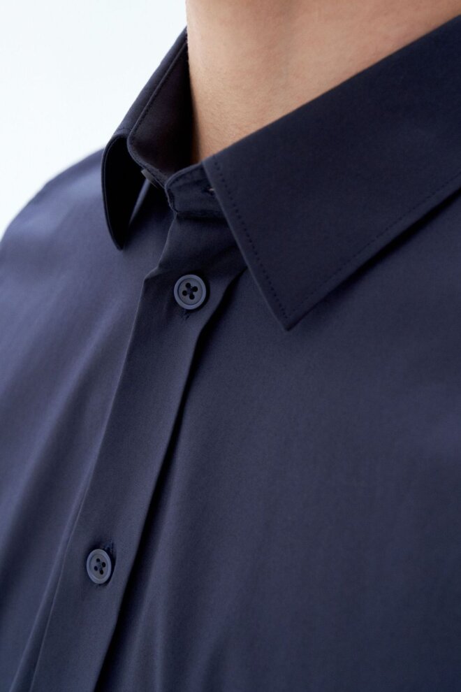 HEMD 29101 PAUL STRETCH SHIRT 2830 NAVY