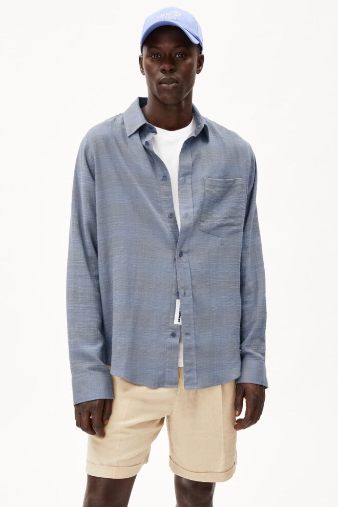 HEMD 30006067 FLAAVIEN BLUE STONE-LIGHT