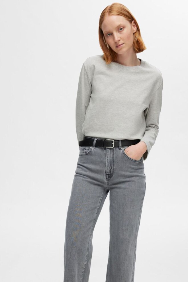 JEANS 16090237 SLFALICE LIGHT GREY