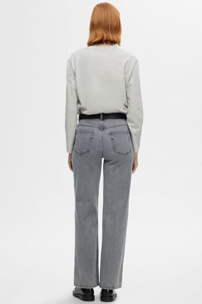 JEANS 16090237 SLFALICE LIGHT GREY