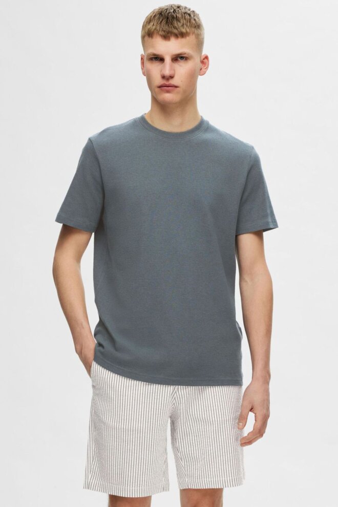 SHIRT 16093729 SHLTEL WAFFLE STORMY WEATH