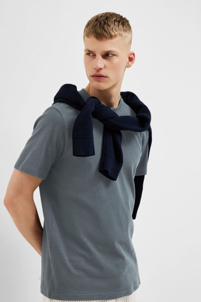 SHIRT 16093729 SHLTEL WAFFLE STORMY WEATH