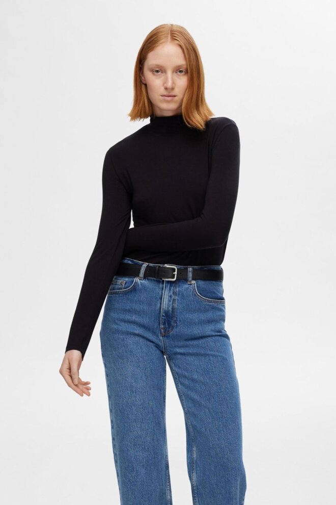 JEANS 16094542 SLFALICE HW MEDIUM BLUE