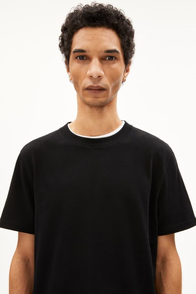 SHIRT 30003750 MAARKOS 105 BLACK