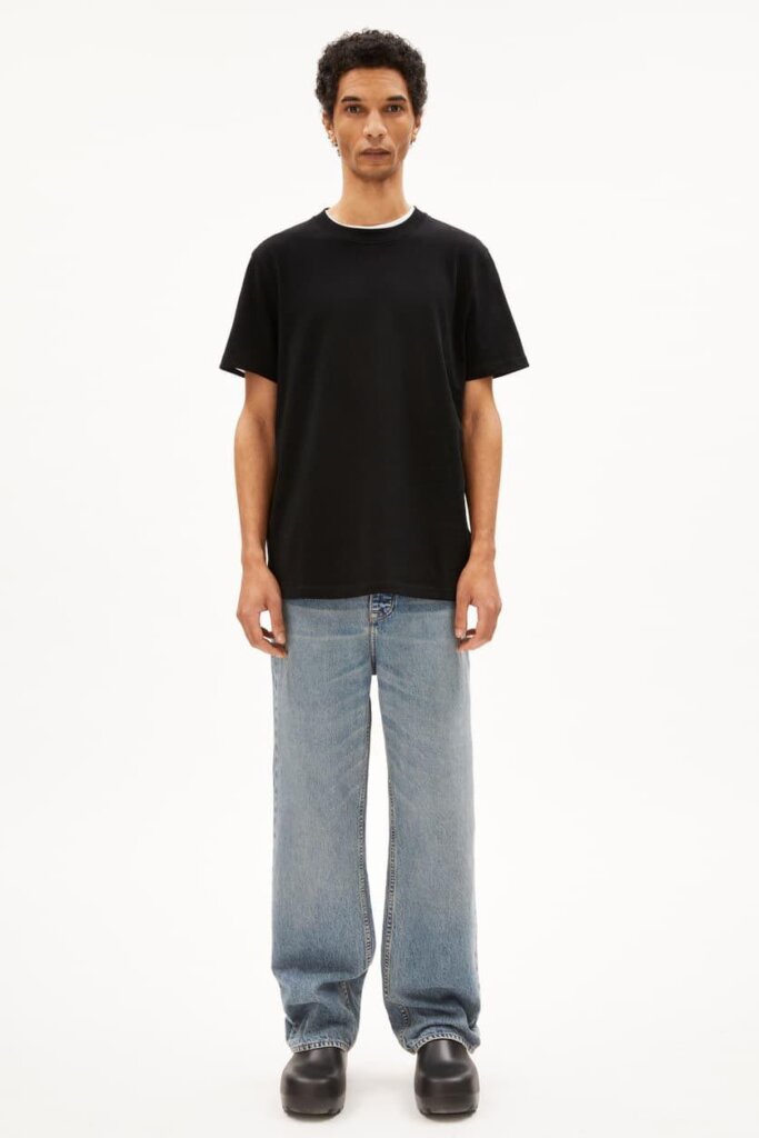 SHIRT 30003750 MAARKOS 105 BLACK