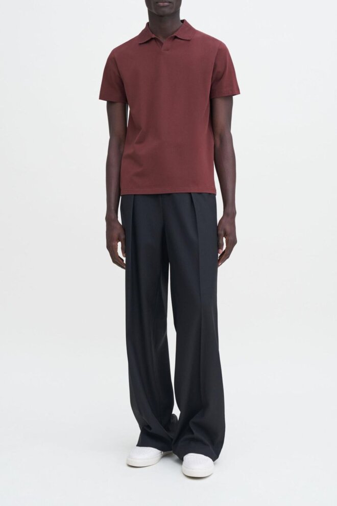 POLO 28909 STRETCH COTTON POLO 105 MAHOG