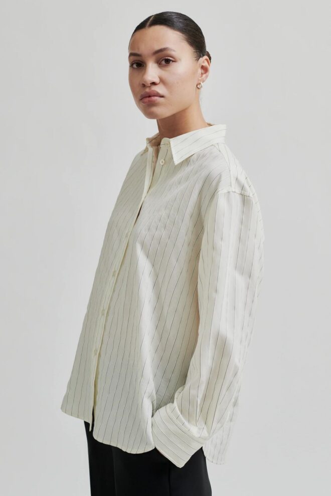BLUSE SYRACUSE SHIRT SILVER BIRCH