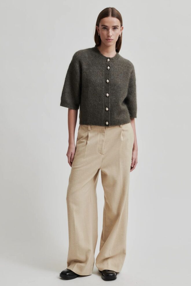 WESTE ANDRIA KNIT CARDIGAN CHOCOLATE CHIP