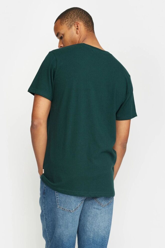 SHIRT 1051 DARKGREEN-MELANGE