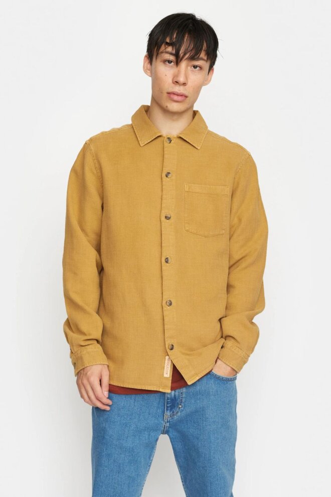 HEMD 3997 CASUAL SHIRT DARKYELLOW