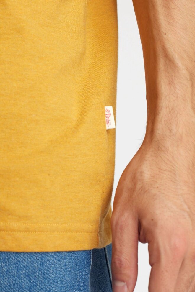 SHIRT 1051 YELLOW-MELANGE