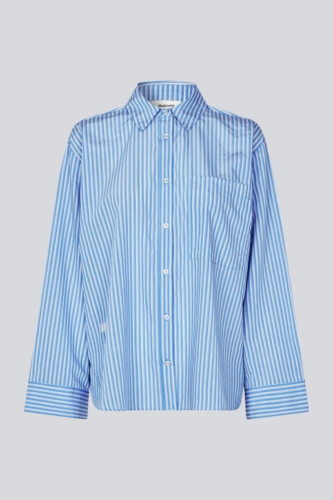 BLUSE KADIRMD STRIPE SHIRT DENIM BLUE