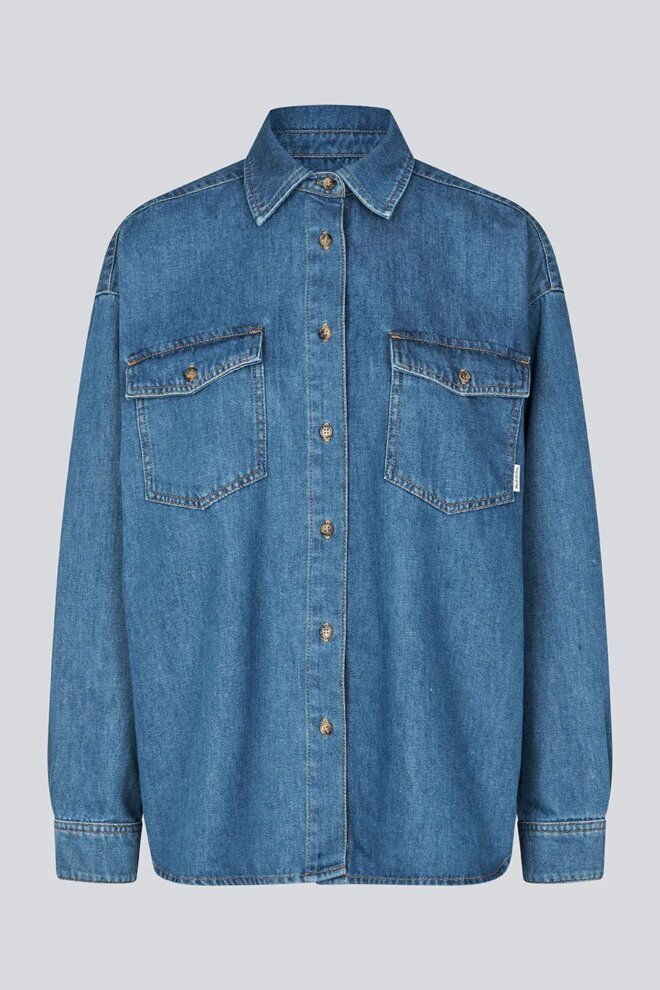 BLUSE KANAMD SHIRT MEDIUM BLUE