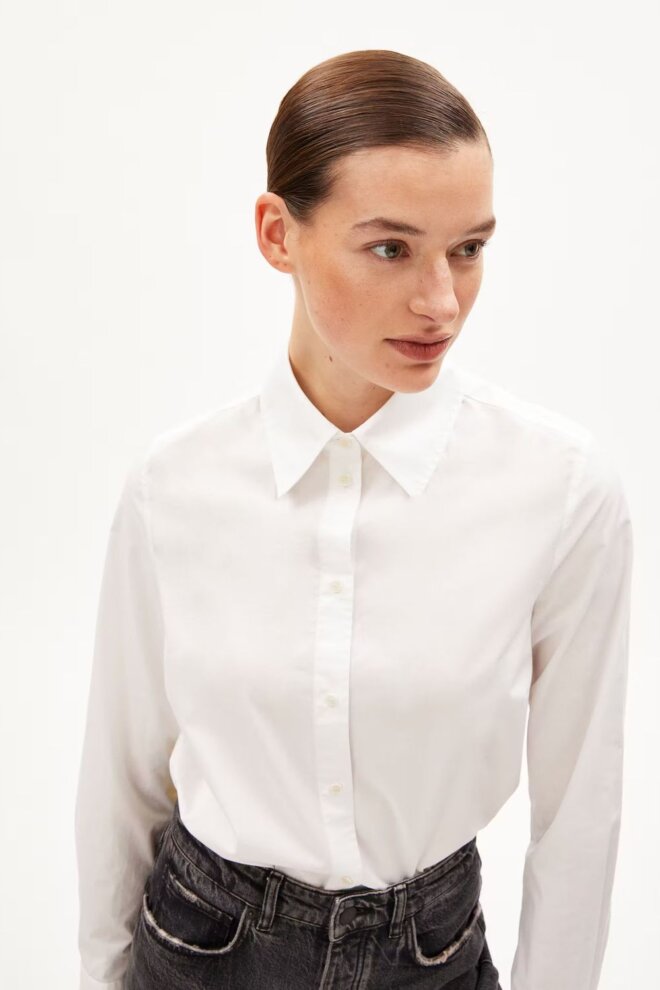 BLUSE 30006355 LOUILAA 188 WHITE