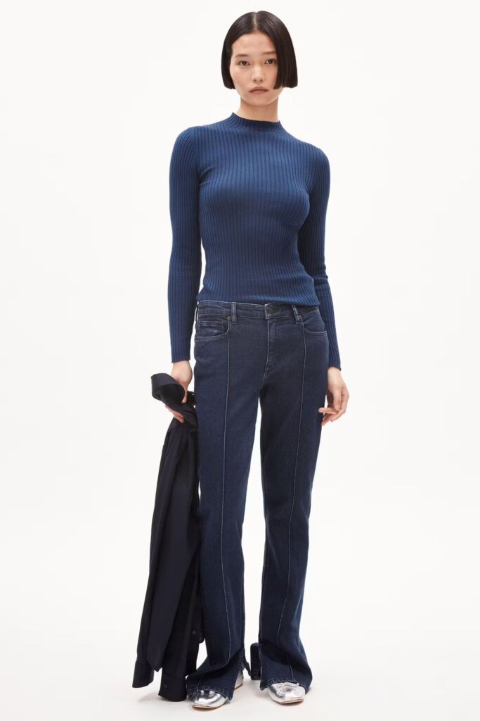 PULLOVER 10253015 ALAANIA 2869 FADED INDIGO