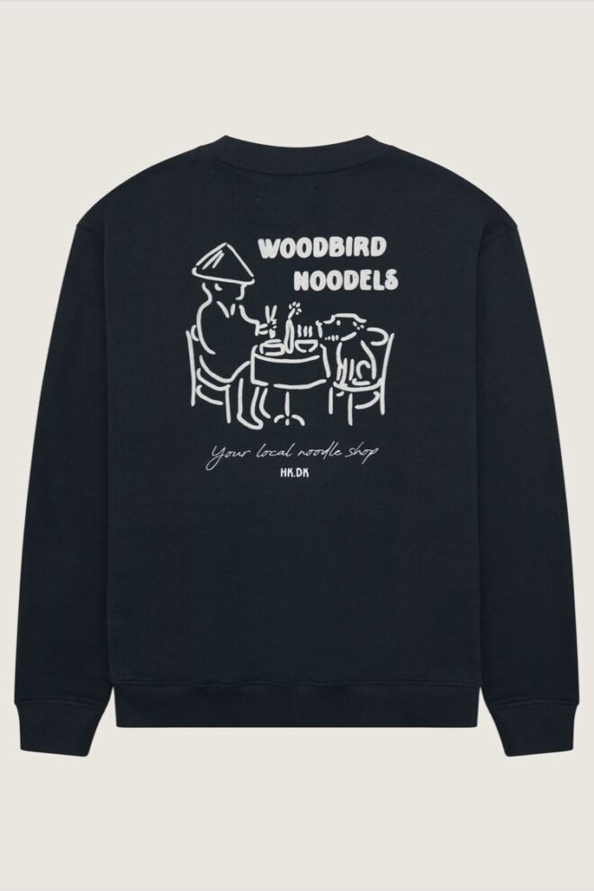 SWEATER WBCANE NOODLE CREW NAVY