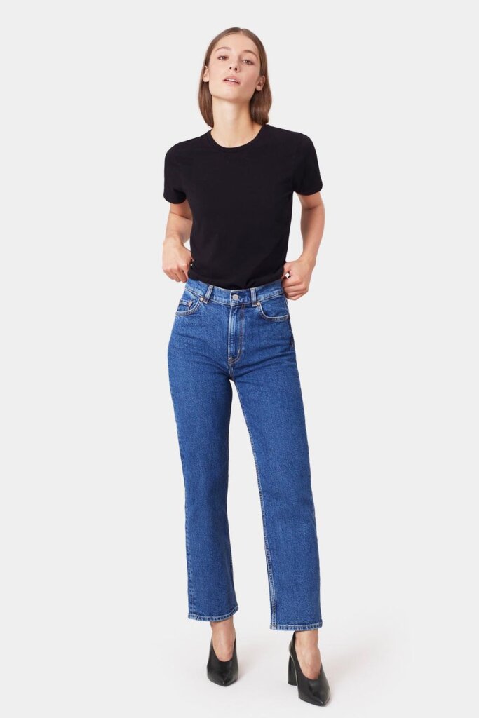SHIRT WOMEN LIGHT ORGANIC TEE DEEP BLACK