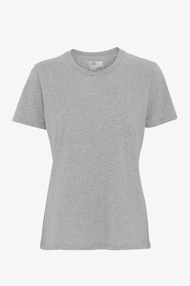 SHIRT WOMEN LIGHT ORGANIC TEE HEATHER GRE