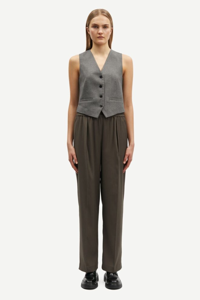 HOSE JULIA TROUSERS 14635 BLACK OLIVE