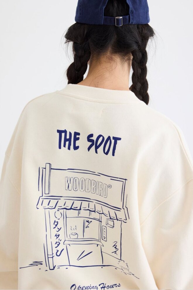 SWEATER WBCUPE SPOT CREW OFF WHITE