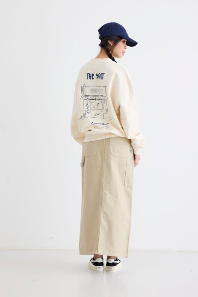 SWEATER WBCUPE SPOT CREW OFF WHITE
