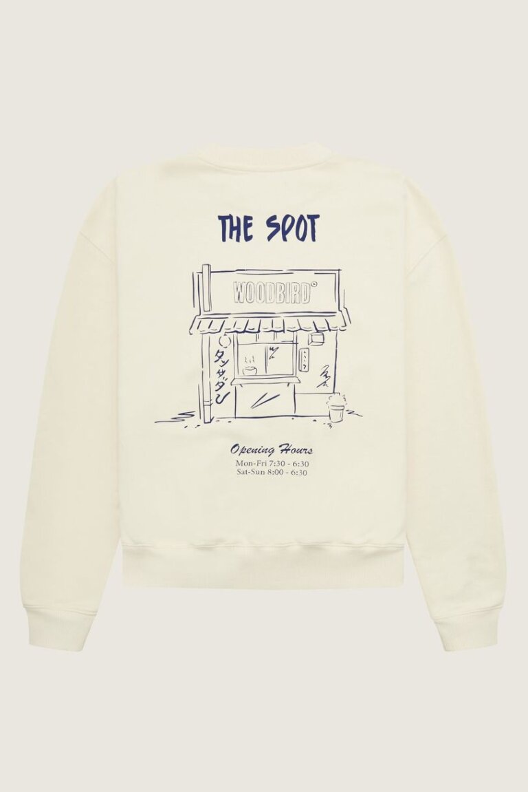 SWEATER WBCUPE SPOT CREW OFF WHITE