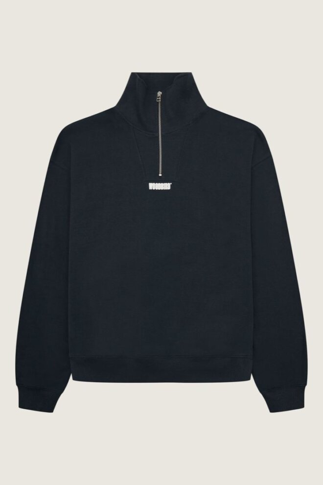 SWEATSHIRT WBLEE HALF ZIP NAVY