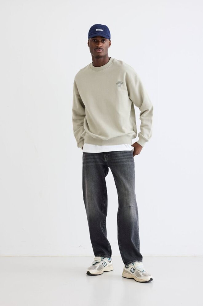 SWEATSHIRT WBCOPE EAT CREW STONE