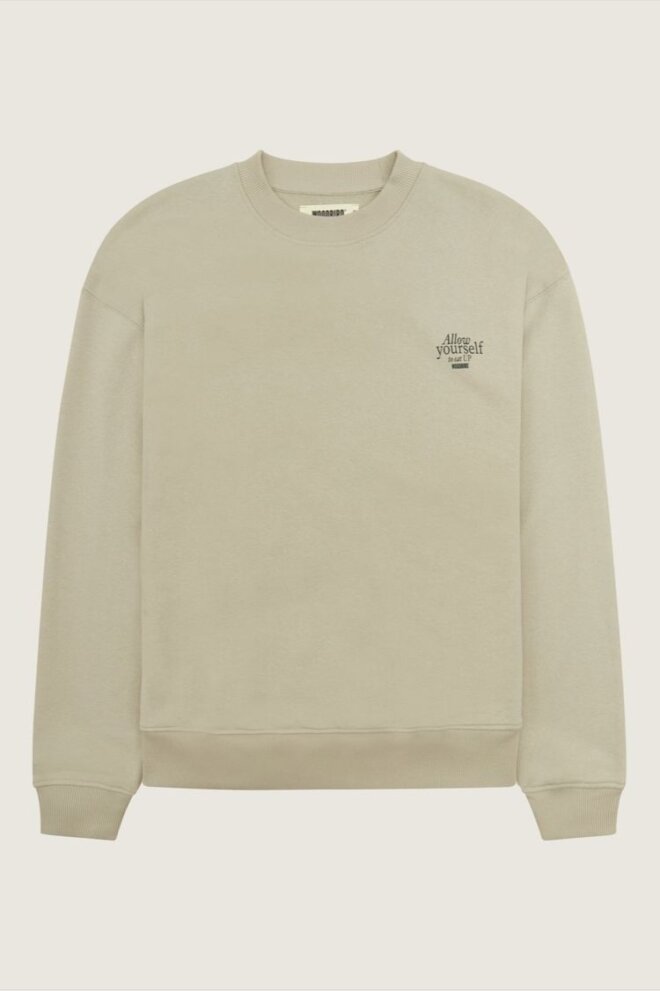 SWEATSHIRT WBCOPE EAT CREW STONE