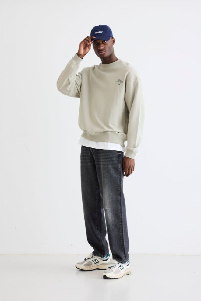 SWEATSHIRT WBCOPE EAT CREW STONE