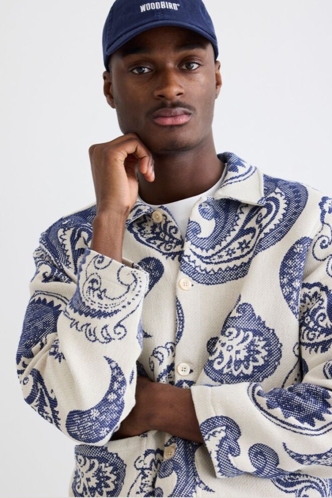 HEMDJACKE WBBLADE JAQUARD JACKET COBALT