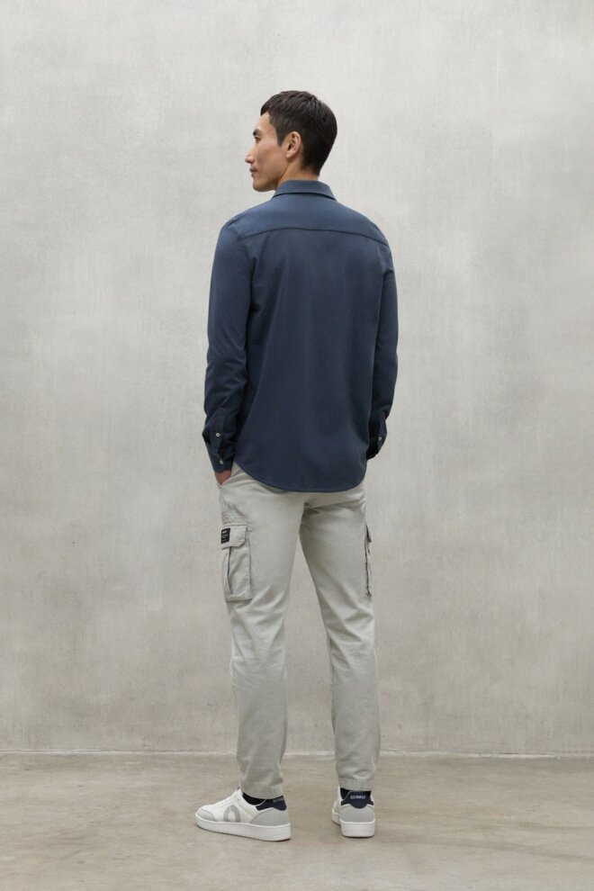 HEMD GAELALF SHIRT STEEL BLUE