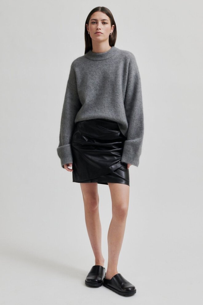 ROCK SEEMA MINI SKIRT BLACK