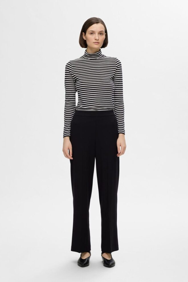 SHIRT 16094344 SLFMANJA LS SNOW WHITE