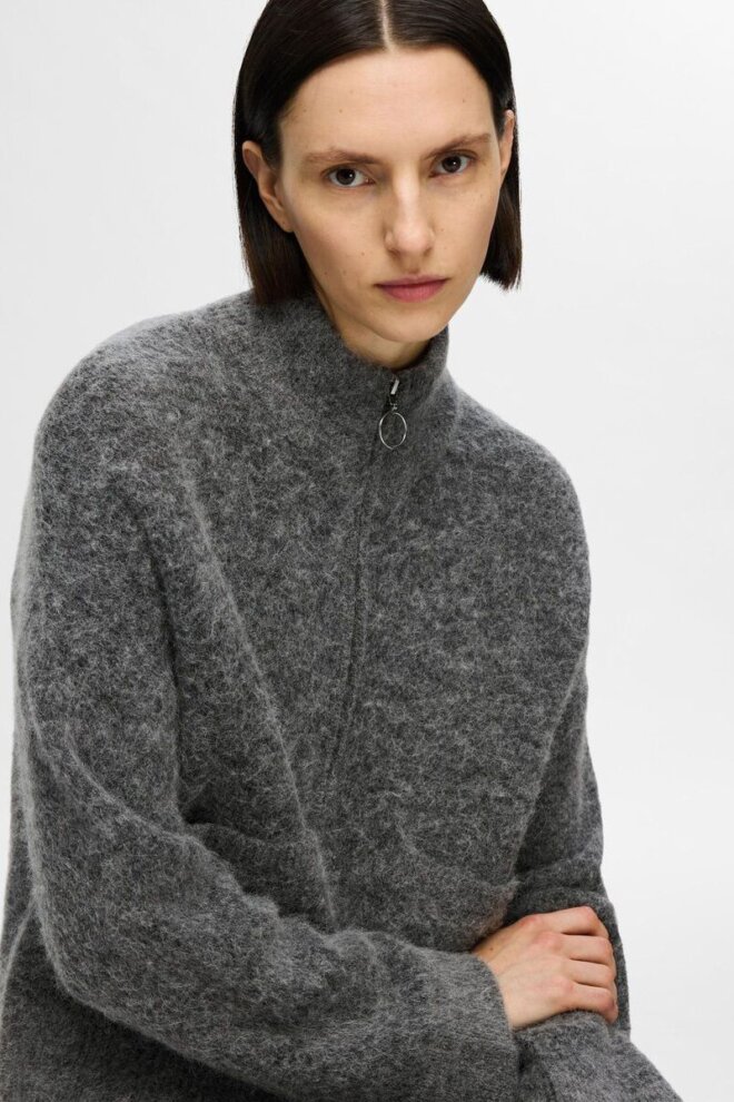 WESTE 16091220 SLFSIA RAS LS MEDIUM GREY