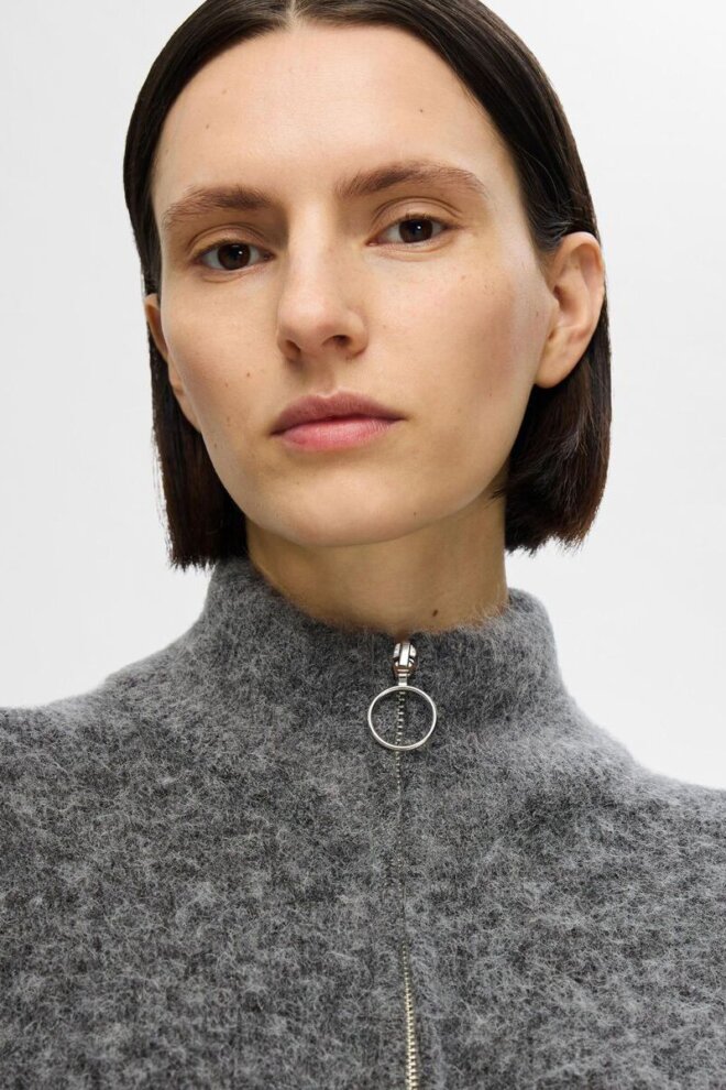 WESTE 16091220 SLFSIA RAS LS MEDIUM GREY