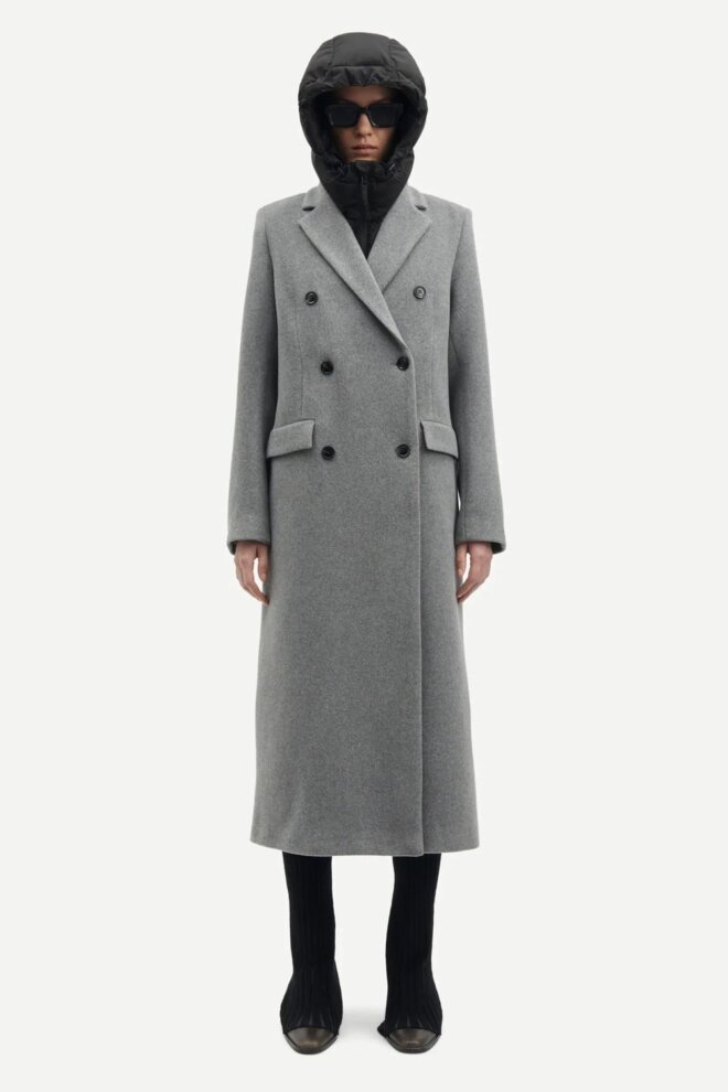 MANTEL FALCON COAT 11104 GREY MEL